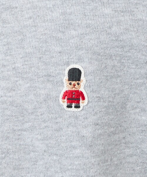MACKINTOSH PHILOSOPHY(マッキントッシュ フィロソフィー)の「【WEB&一部店舗限定】バッキンガムベア 10オンス裏パイル ワンポイントクルーネックスウェット(スウェット・メンズ・グレー系その他2/ダークネイビー・42/40/38)」の9枚目の写真