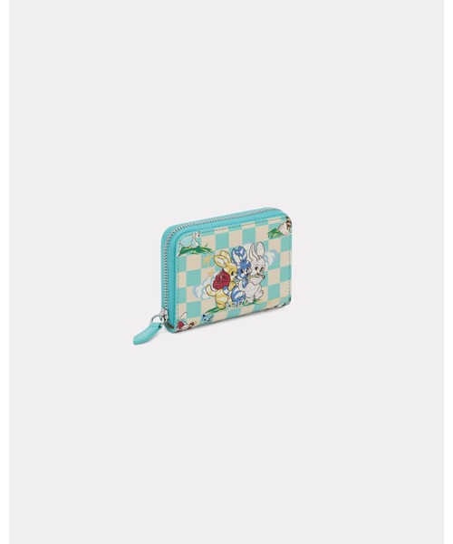 KENZO(ケンゾー)の「'KENZO Cartoon' レザー ジップ ウォレット(その他小物・メンズ・ブルー系その他・ONE SIZE)」の1枚目の写真