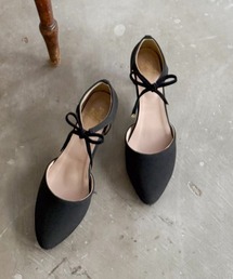 an another angelus | リボンセパレートパンプス(パンプス)