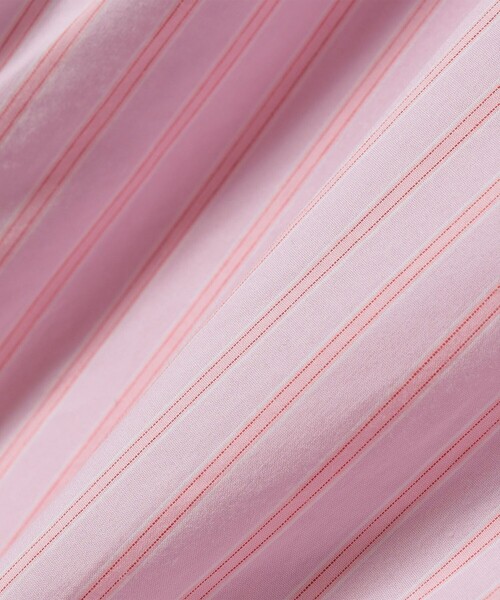 SHIPS Colors（シップス カラーズ）の「SHIPS Colors:〈手洗い可能〉カラー ストライプ クロップド シャツ（シャツ/ブラウス・レディース・ライトブルー/ピンク・ONE SIZE）」の7枚目の写真