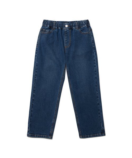 MUSINSA STANDARD KIDS（ムシンサスタンダードキッズ）の「レギュラーフィットバンディングデニムパンツ [ミディアムインディゴ]（デニムパンツ・レディース・その他・120/110/100/130/140/150/160）」の2枚目の写真