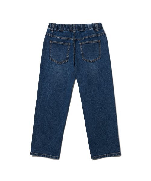MUSINSA STANDARD KIDS（ムシンサスタンダードキッズ）の「レギュラーフィットバンディングデニムパンツ [ミディアムインディゴ]（デニムパンツ・レディース・その他・120/110/100/130/140/150/160）」の3枚目の写真