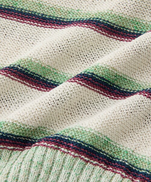 RIVE DROITE（リヴドロワ）の「予約【アンサンブル着用可能】マルチボーダーニットキャミ（キャミソール・レディース・ホワイト系その他/ブラウン・FREE）」の17枚目の写真