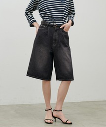 LARUTA | 【LARUTA】デニムタックハーフパンツ(デニムパンツ)