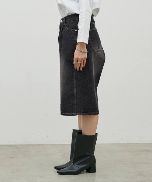 LARUTA（ラルータ）の「【LARUTA】デニムタックハーフパンツ（デニムパンツ・レディース・ブルー/グレー・FREE）」の20枚目の写真