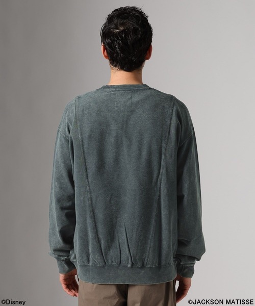 JACKSON MATISSE（ジャクソンマティス）の「【JACKSON MATISSE/BAYFLOW】「ミッキーマウス」デザインリメイクプルオーバー（Tシャツ/カットソー・メンズ・セージグリーン/チャコール・LARGE/MEDIUM）」の10枚目の写真
