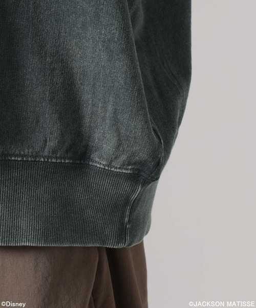 JACKSON MATISSE（ジャクソンマティス）の「【JACKSON MATISSE/BAYFLOW】「ミッキーマウス」デザインリメイクプルオーバー（Tシャツ/カットソー・メンズ・セージグリーン/チャコール・LARGE/MEDIUM）」の15枚目の写真