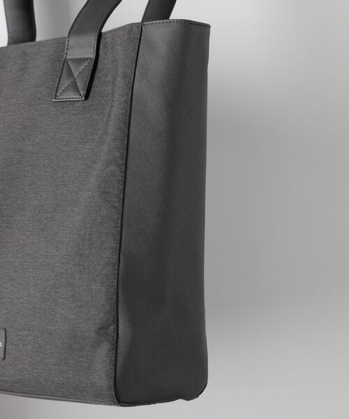 BACK NUMBER(バックナンバー)の「BACK NUMBER(バックナンバー)【メンズ】杢調ポリコンビトートバッグ(トートバッグ・メンズ・ブラック/グレー・ONE SIZE)」の7枚目の写真