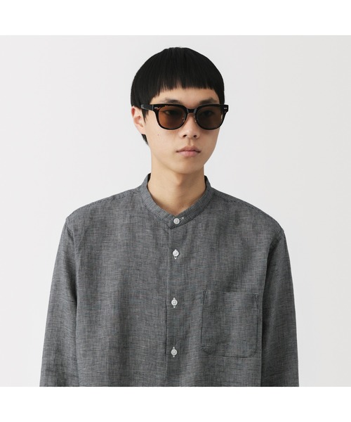 無印良品（ムジルシリョウヒン）の「ＵＶ４００　ウェリントン型　サングラス（サングラス・レディース・ブラック/ブラウン・FREE）」の2枚目の写真