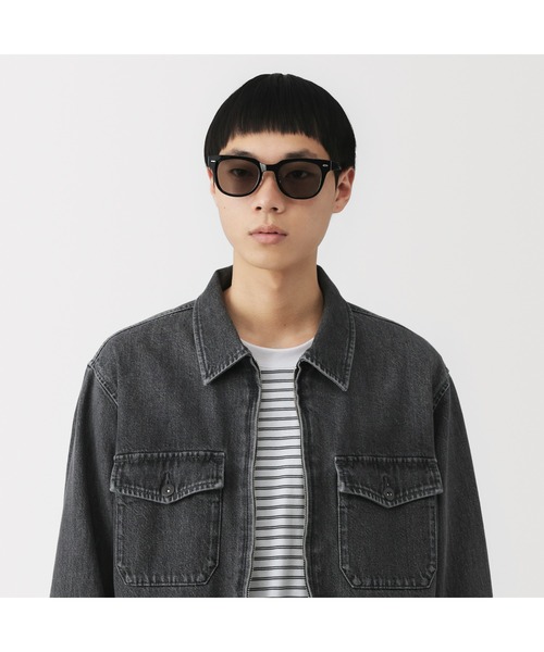 無印良品（ムジルシリョウヒン）の「ＵＶ４００　ウェリントン型　サングラス（サングラス・レディース・ブラック/ブラウン・FREE）」の12枚目の写真