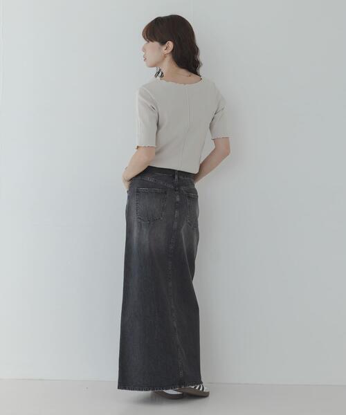 URBAN RESEARCH Sonny Label(アーバンリサーチサニーレーベル)の「汗ジミ防止メロウクルーネックアソートプルオーバー(Tシャツ/カットソー・レディース・オフホワイト/ブラック/グレー系その他/ブルー系その他・FREE)」の14枚目の写真