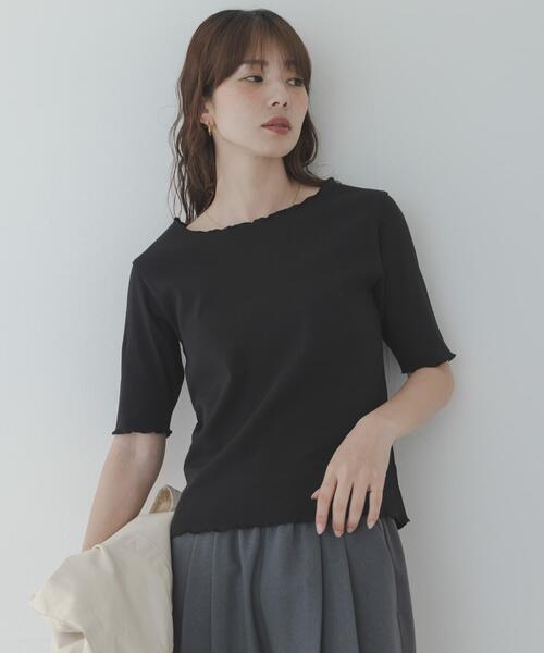 URBAN RESEARCH Sonny Label(アーバンリサーチサニーレーベル)の「汗ジミ防止メロウクルーネックアソートプルオーバー(Tシャツ/カットソー・レディース・オフホワイト/ブラック/グレー系その他/ブルー系その他・FREE)」の19枚目の写真