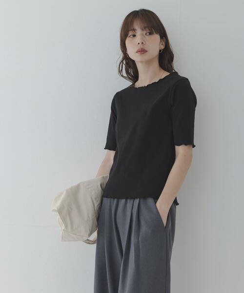 URBAN RESEARCH Sonny Label(アーバンリサーチサニーレーベル)の「汗ジミ防止メロウクルーネックアソートプルオーバー(Tシャツ/カットソー・レディース・オフホワイト/ブラック/グレー系その他/ブルー系その他・FREE)」の21枚目の写真