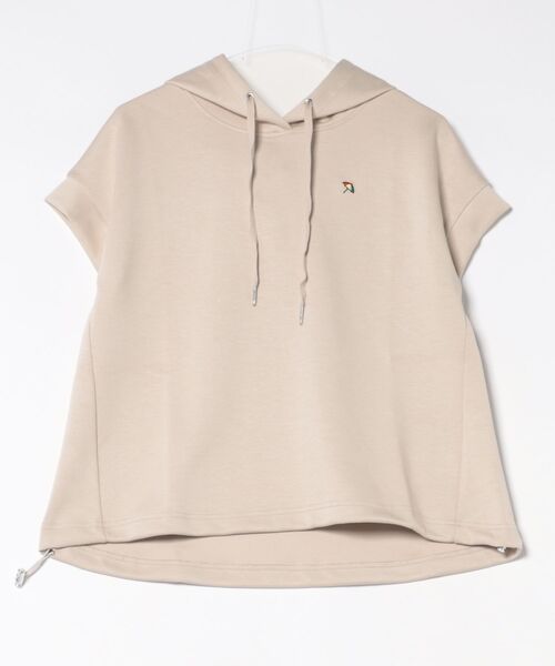 Arnold Palmer（アーノルドパーマー）の「フレンチスリーブ パーカー（パーカー・レディース・ブラック/ベージュ/オートミール/ピンク・L/M/S）」の3枚目の写真