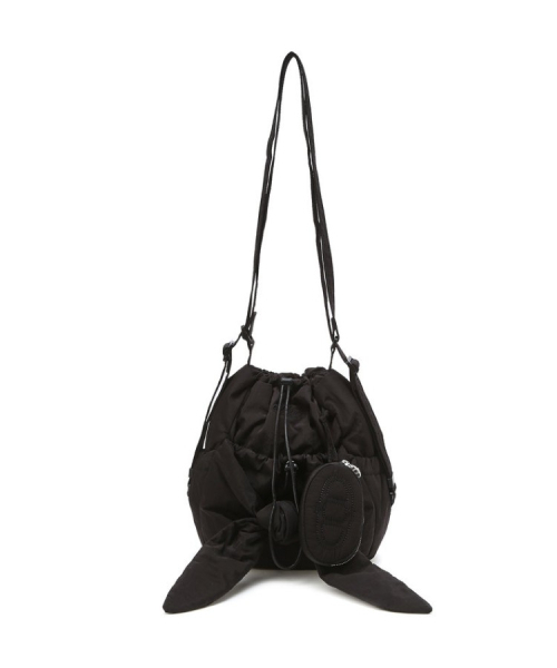 athe（アテ）の「[RUBAN] ブラックリボン プチバックパック兼ショルダーバッグ MINI AABA6F941BK（ショルダーバッグ・レディース・ブラック・FREE）」の3枚目の写真