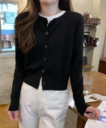 さらっと羽織って、デイリーに活躍するニットカーディガン 重ね着 レイヤード 春服 立体感 羽織 春色 キレイ色 おしゃれ スプリング カジュアルオフィス スタイルアップ ボタン 万能 トップス フォーマル ビジネス 就活