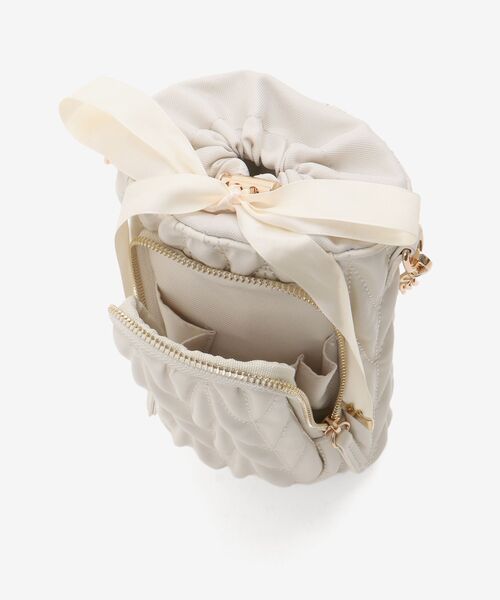 MAJESTIC LEGON(マジェスティックレゴン)の「マルチボトルショルダー(ショルダーバッグ・レディース・ブラック/アイボリー・FREE)」の4枚目の写真