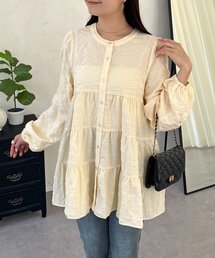 prose verse | シャーリングシアーティアードブラウス(シャツ/ブラウス)