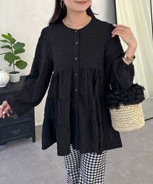 prose verse | シャーリングシアーティアードブラウス(シャツ/ブラウス)