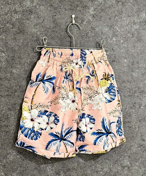 Universal Style Wear（ユニバーサルスタイルウェア）の「アロハハーフパンツ（その他パンツ・キッズ・イエロー/グリーン系その他/ホワイト/グリーン/ピンク/サックスブルー/ブラック/ブラック系その他・110cm/120cm/130cm/140cm/150cm/160cm）」の8枚目の写真