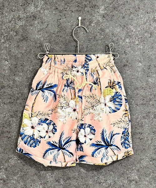 Universal Style Wear（ユニバーサルスタイルウェア）の「アロハハーフパンツ（その他パンツ・キッズ・イエロー/グリーン系その他/ホワイト/グリーン/ピンク/サックスブルー/ブラック/ブラック系その他・110cm/120cm/130cm/140cm/150cm/160cm）」の12枚目の写真