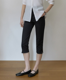 OURHOPE（アワーホープ）の「レースコンフォートカプリパンツ - ブラック（スラックス）」