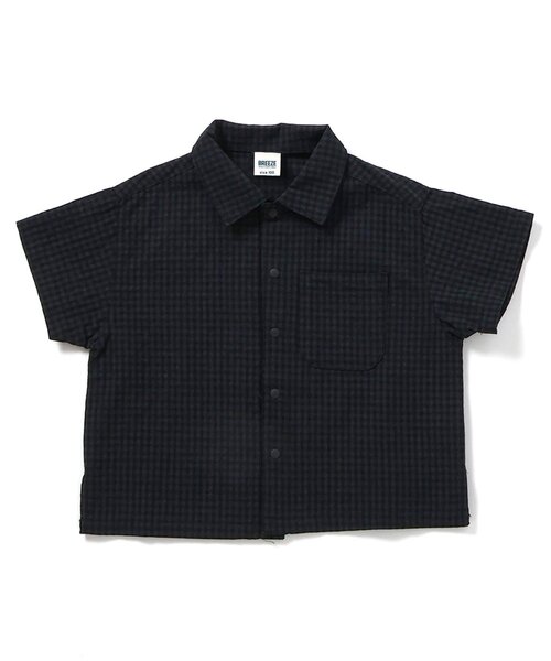 BREEZE(ブリーズ)の「【リンク】ギンガムチェックシャツ(シャツ/ブラウス・キッズ・レッド/ブラック・140/130/120/110/100/90/80)」の8枚目の写真