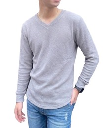 COOK JEANS フェザー 長袖 カットソー Cook jeans（クックジーンズ） tシャツ CKJS フライス長袖Tシャツ