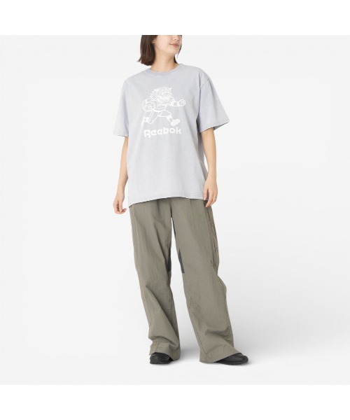 Reebok（リーボック）の「SHISHIMAI ヴィンテージ Tシャツ【日本限定モデル】（Tシャツ/カットソー・メンズ・ネイビー/ブラック/グリーン/ライトグレー・X-LARGE/SMALL/MEDIUM/LARGE）」の21枚目の写真