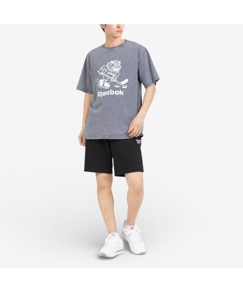 Reebok（リーボック）の「SHISHIMAI ヴィンテージ Tシャツ【日本限定モデル】（Tシャツ/カットソー・メンズ・ネイビー/ブラック/グリーン/ライトグレー・X-LARGE/SMALL/MEDIUM/LARGE）」の11枚目の写真