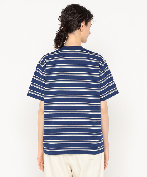 DANTON（ダントン）の「Women’s Short Sleeve Pocket T-shirt Stripe（Tシャツ/カットソー・レディース・レッド系その他/ブラック系その他/ホワイト系その他5/ブルー系その他5/ベージュ系その他/イエロー系その他/ブルー系その他・M/S/XS）」の13枚目の写真