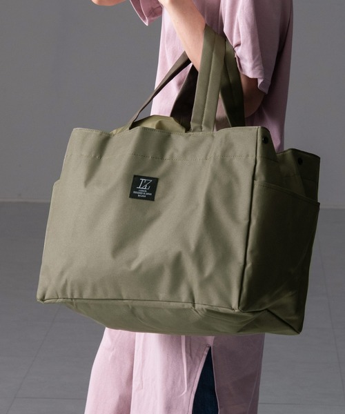 LIZDAYS(リズデイズ)の「撥水・保温保冷 お買い物エコバッグ トートバッグ(トートバッグ・レディース・ブラック/カーキ/ライトグレー/ダークグレー/ネイビー・FREE)」の9枚目の写真