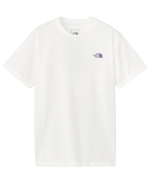 THE NORTH FACE(ザノースフェイス)の「ザ ノース フェイス THE NORTH FACE S/S Bandana Square Logo Tee ショートスリーブバンダナスクエアロゴティー(Tシャツ/カットソー・レディース・ダークパープル/ブラック/ネイビー/ホワイト・S/M/L/XL)」の2枚目の写真