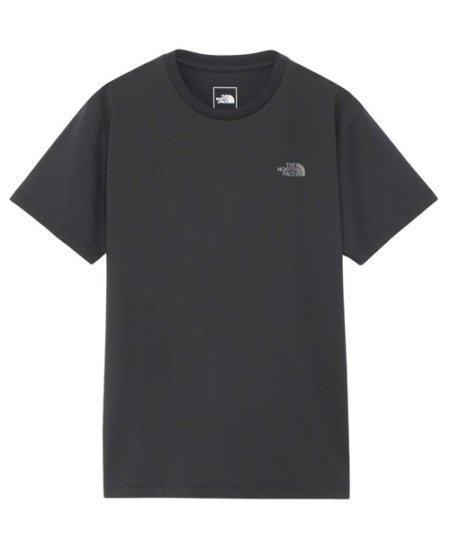 THE NORTH FACE(ザノースフェイス)の「ザ ノース フェイス THE NORTH FACE S/S Bandana Square Logo Tee ショートスリーブバンダナスクエアロゴティー(Tシャツ/カットソー・レディース・ダークパープル/ブラック/ネイビー/ホワイト・S/M/L/XL)」の3枚目の写真