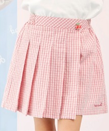 trois lapins kp（トロワラパンケーピー）の「【Trois Lapins】先染チェック スカパン（その他パンツ）」