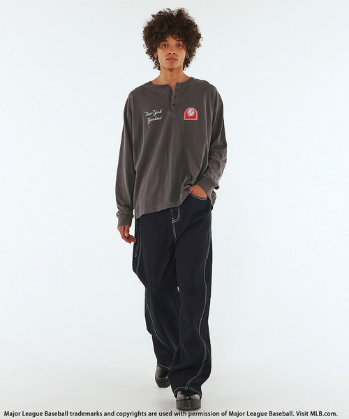 BACK TO THE FIELD（バック トゥー ザ フィールド）の「【MLB】Henley Long Sleeve Tee（Tシャツ/カットソー・メンズ・ホワイト/レッド/ブラック・MEDIUM/LARGE/XL）」の10枚目の写真