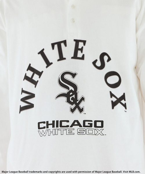 BACK TO THE FIELD（バック トゥー ザ フィールド）の「【MLB】Henley Long Sleeve Tee（Tシャツ/カットソー・メンズ・ホワイト/レッド/ブラック・MEDIUM/LARGE/XL）」の12枚目の写真