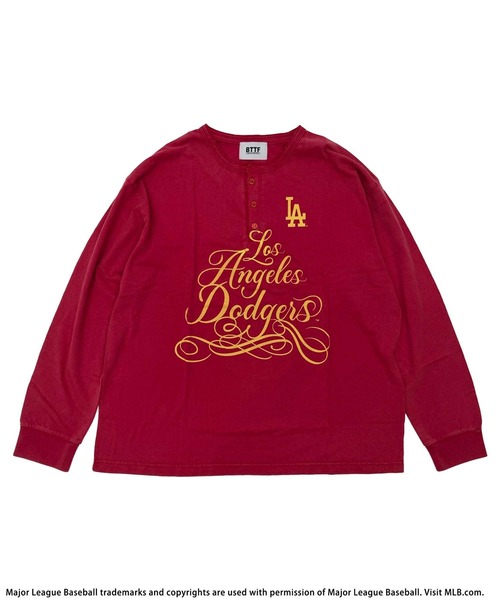 BACK TO THE FIELD（バック トゥー ザ フィールド）の「【MLB】Henley Long Sleeve Tee（Tシャツ/カットソー・メンズ・ホワイト/レッド/ブラック・MEDIUM/LARGE/XL）」の3枚目の写真