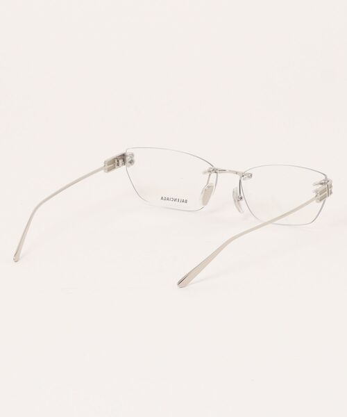 BALENCIAGA(バレンシアガ)の「【BALENCIAGA/バレンシアガ】スクエア メガネ BB0490O 001 62 シルバー リムレス(メガネ・レディース・シルバー・FREE)」の3枚目の写真