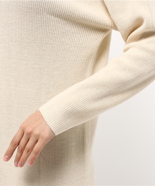 OUTLET（アウトレット）の「【WHO'S WHO gallery】SV裾フリンジニットロングOP（ワンピース・レディース・グレー/ブラウン/アイボリー・FREE）」の8枚目の写真