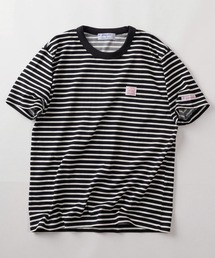 FIDELITY STANDARD SURPLUS（フィデリティスタンダードサープラス）の「【72】【FIDELITY STANDARD SURPLUS/フィデリティ スタンダード サープラス】ワンポイント ピスネーム ボーダーTシャツ/アメカジ/接触冷感（Tシャツ/カットソー）」