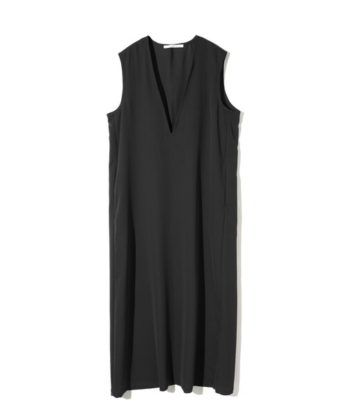 MIDIUMISOLID（ミディウミソリッド）の「MIDIUMISOLID for Ladies 2WAYスキッパーワンピース（ワンピース・レディース・チャコールグレー/ブラック・FREE）」の4枚目の写真