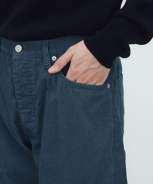 GALERIE VIE(ギャルリー ヴィー)の「ライトコーデュロイ ストレートパンツ(その他パンツ・メンズ・ブルー・48/46/44)」の3枚目の写真