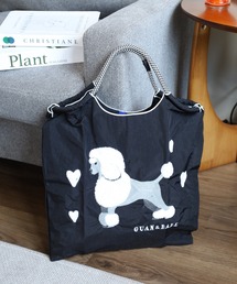 RUCCHE　ドッグ刺繍ナイロンパラコードトートバッグ