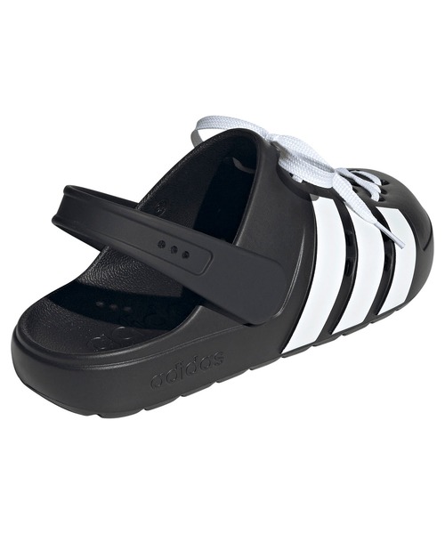 adidas(アディダス)の「adidas アディダス ADILETTE CLOG LACE U アディレッタ クロッグ JR4025 JR4027(サンダル・メンズ・ブラック×ホワイト/ホワイト×ブラック・22.5cm/23.5cm/24.5cm/25.5cm/26.5cm/27.5cm)」の9枚目の写真