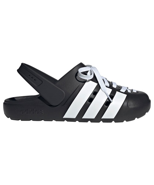 adidas(アディダス)の「adidas アディダス ADILETTE CLOG LACE U アディレッタ クロッグ JR4025 JR4027(サンダル・メンズ・ブラック×ホワイト/ホワイト×ブラック・22.5cm/23.5cm/24.5cm/25.5cm/26.5cm/27.5cm)」の11枚目の写真