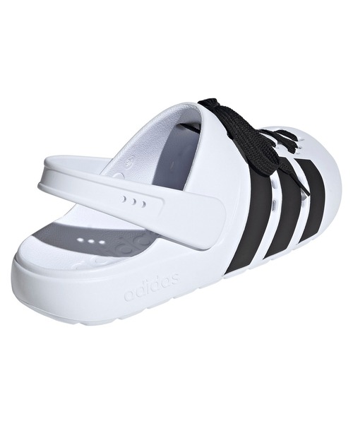 adidas(アディダス)の「adidas アディダス ADILETTE CLOG LACE U アディレッタ クロッグ JR4025 JR4027(サンダル・メンズ・ブラック×ホワイト/ホワイト×ブラック・22.5cm/23.5cm/24.5cm/25.5cm/26.5cm/27.5cm)」の16枚目の写真