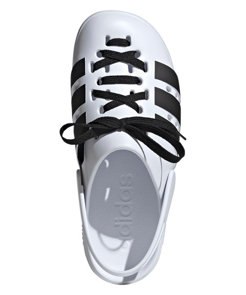 adidas(アディダス)の「adidas アディダス ADILETTE CLOG LACE U アディレッタ クロッグ JR4025 JR4027(サンダル・メンズ・ブラック×ホワイト/ホワイト×ブラック・22.5cm/23.5cm/24.5cm/25.5cm/26.5cm/27.5cm)」の15枚目の写真