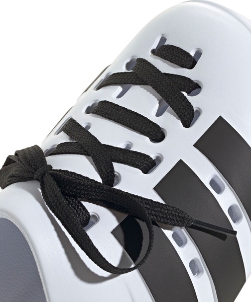 adidas(アディダス)の「adidas アディダス ADILETTE CLOG LACE U アディレッタ クロッグ JR4025 JR4027(サンダル・メンズ・ブラック×ホワイト/ホワイト×ブラック・22.5cm/23.5cm/24.5cm/25.5cm/26.5cm/27.5cm)」の13枚目の写真