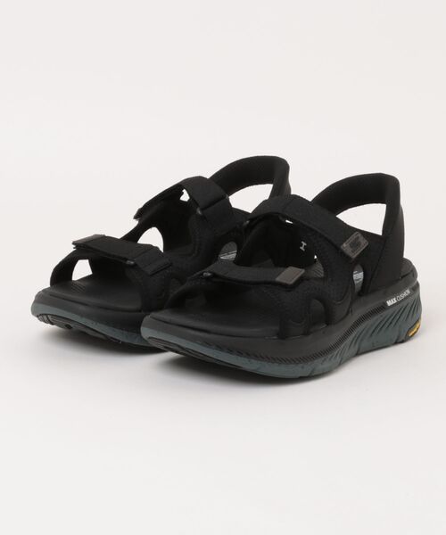 SKECHERS(スケッチャーズ)の「【SKECHERS】MAX CUSHIONING PRE(サンダル・メンズ・ネイビー系/ブラック×グレー・28.0cm/27.0cm/26.0cm/25.0cm)」の1枚目の写真